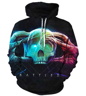 In Flames Hoodies - Pullover Black Hoodie