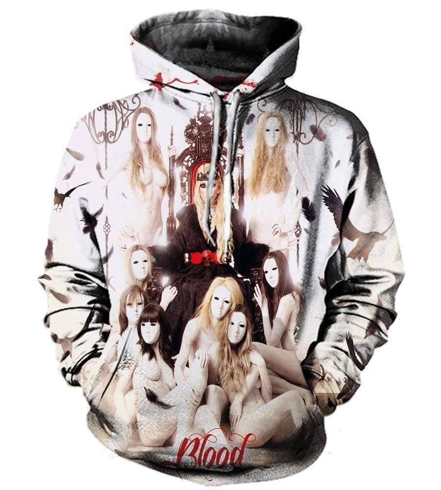 Funny In This Moment Hoodies - Zip Up Sex Lady White 3D Hoodie | TopWear