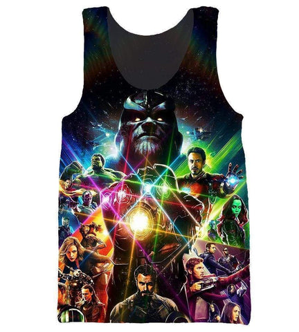 Image of Marvel Heroes Infinity War Hoodies - Pullover Black 3D Hoodie