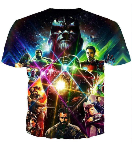 Image of Marvel Heroes Infinity War Hoodies - Pullover Black 3D Hoodie