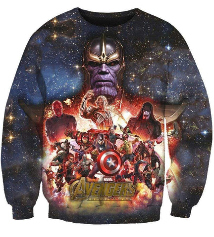 Image of The Avengers Infinity War Hoodies - Pullover Black Hoodie