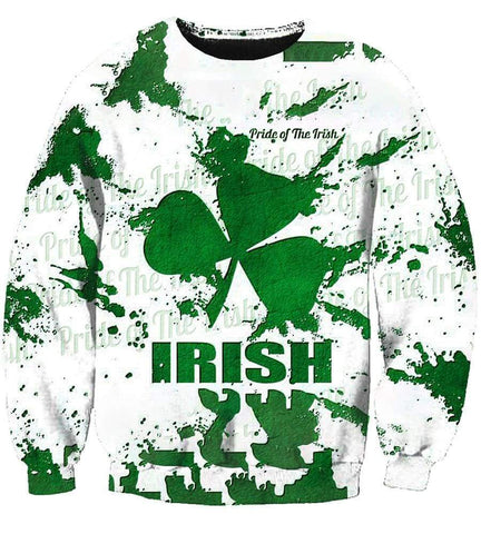 Image of Irish Hoodies - Pullover White Hoodie