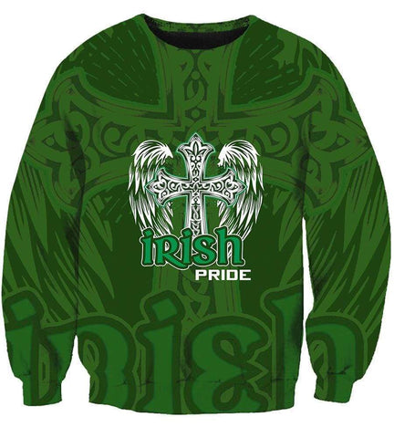 Image of Irish Hoodies - Pullover Green Hoodie