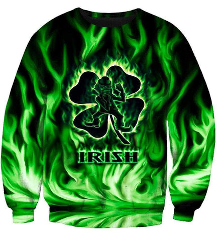 Image of Irish Hoodies - Pullover Green Hoodie