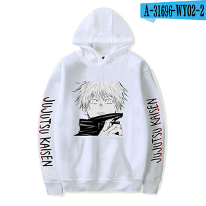 Jujutsu Kaisen Gojo Satoru Hoodies Comics Hooded Sweatshirts