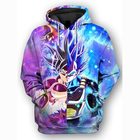 Image of 3D Printed  Dragon Ball Character Goku Hoodie - Hooded Casual Loose Pullover