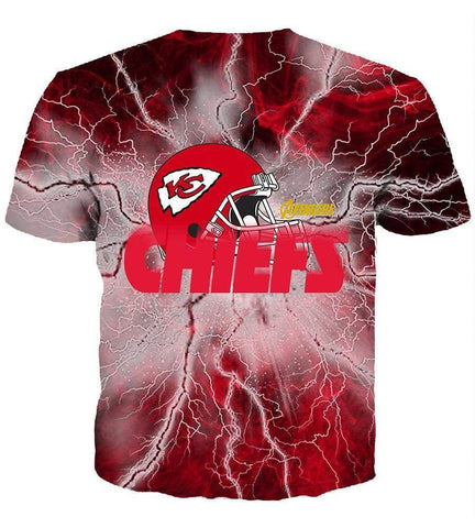 Image of The Avengers Kansas City Chiefs Hoodies - Pullove Red Hoodie