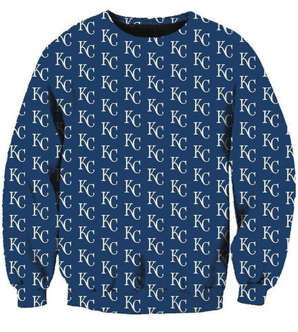 Image of Kansas City Royals Hoodies - Pullover Blue  Hoodie
