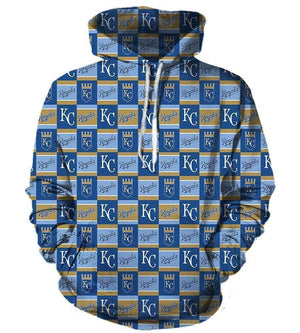 Kansas City Royals Hoodies - Pullover Blue Hoodie