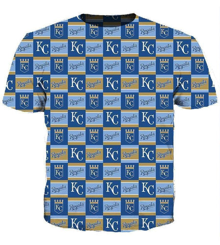 Image of Kansas City Royals Hoodies - Pullover Blue Hoodie