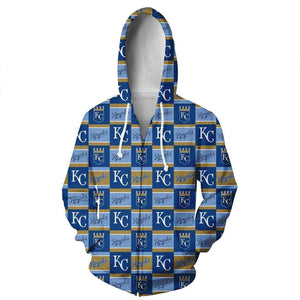 Kansas City Royals Hoodies - Pullover Blue Hoodie