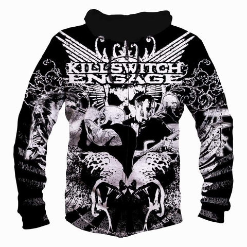 Image of Killswitch Engage Hoodies - Pullover Black Hoodie