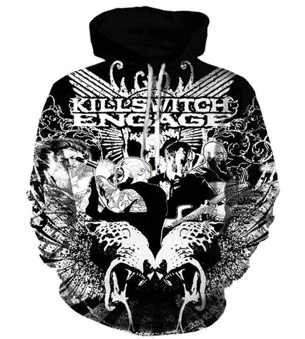 Image of Killswitch Engage Hoodies - Pullover Black Hoodie