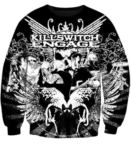 Image of Killswitch Engage Hoodies - Pullover Black Hoodie