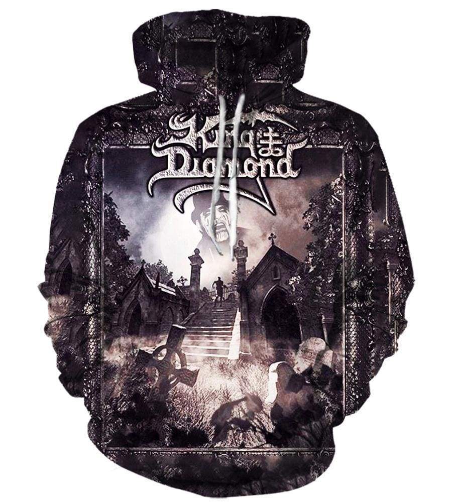 King Diamond Hoodies - Pullover Black Hoodie