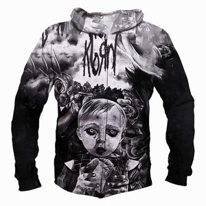 Korn Kid Hoodies - Pullover Black Hoodie