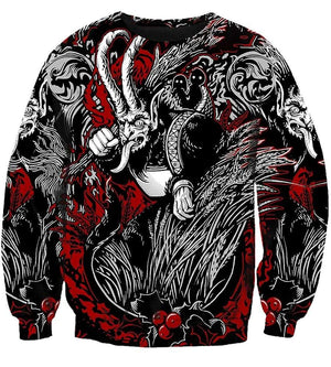 Krampus Hoodies - Pullover Black Hoodie