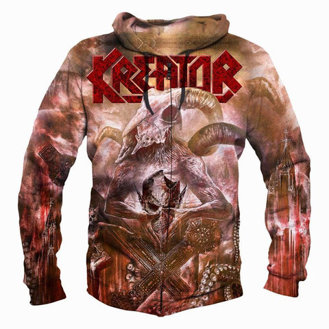 Image of Kreator Hoodies - Pullover Red Hoodie