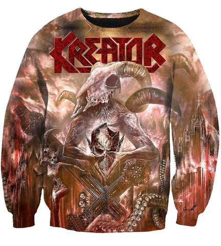 Image of Kreator Hoodies - Pullover Red Hoodie