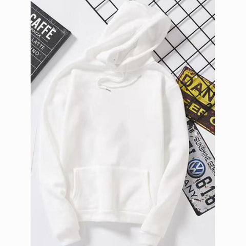 Image of Women's Hoodie Solid Colored Casual Hoodie