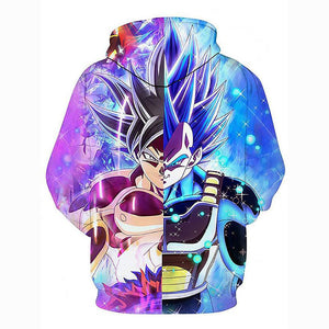 3D Printed  Dragon Ball Character Goku Hoodie - Hooded Casual Loose Pullover
