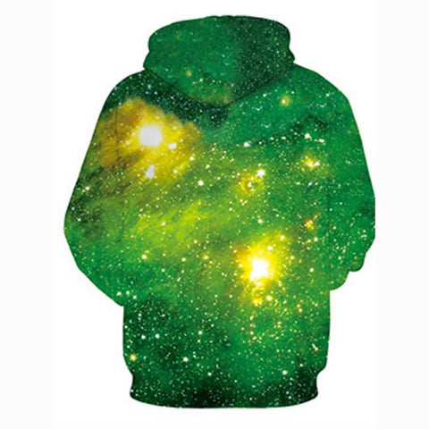 Image of 3D Printed Space Galaxy Hoodie - Hooded Basic Pullover