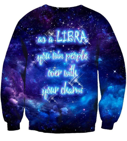 Image of Horoscope Libra Hoodies - Pullover Black Hoodie