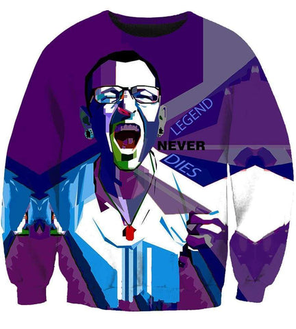 Image of Linkin Park Hoodies - Pullover Purple Hoodie