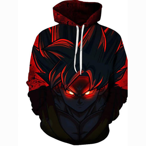 Image of Dragon Ballz Goku 3D Printed Classic Hoodie - Hooded Pullover