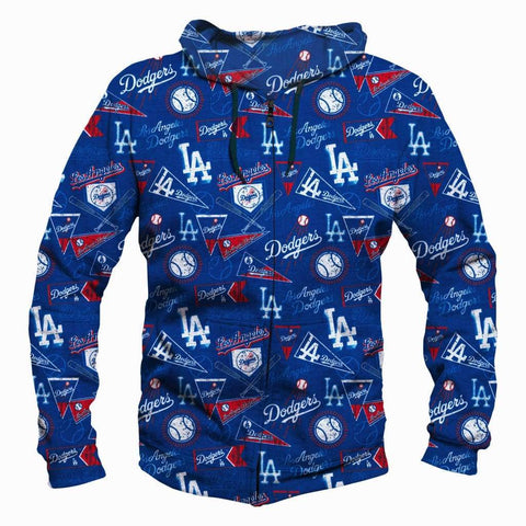 Image of Funny Los Angeles Dodgers Hoodies - Pullover Blue Hoodie