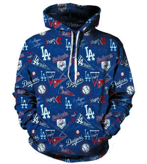 Funny Los Angeles Dodgers Hoodies - Pullover Blue Hoodie