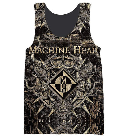 Image of Machine Head Hoodies - Pullover Black Hoodie