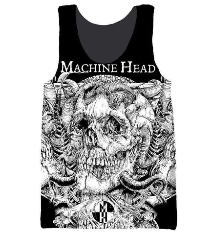 Image of Machine Head Hoodies - Pullover White Hoodie