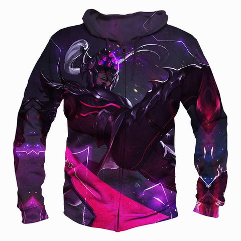 Image of League of Legends Master Yir Hoodies - Pullover Purple Hoodie