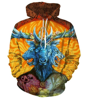 Mastodon Hoodies - Pullover Yellow Hoodie