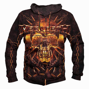 Funny Megadeth Hoodies - Pullover Taro With Glasses3D Hoodie