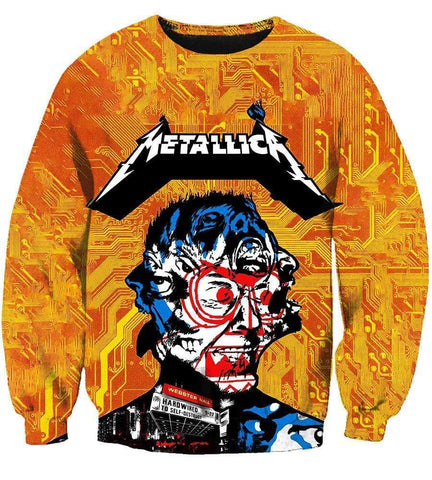 Image of Metallica Hoodies - Pullover Yellow Hoodie