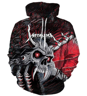 Metallica Hoodies - Pullover Black Hoodie