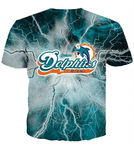 Image of The Avengers Miami Dolphins Hoodie - Pullover Blue Hoodie