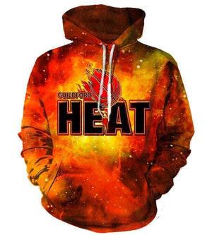 Basketball Miami Heat Hoodies - Zip Up Red 3D Hoodie