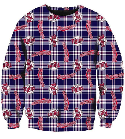 Image of Minnesota Twins Hoodies - Pullover Blue Hoodie