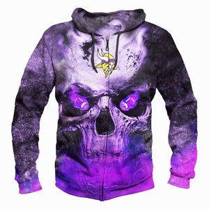 Minnesota Vikings Hoodies - Pullover Purple Hoodie