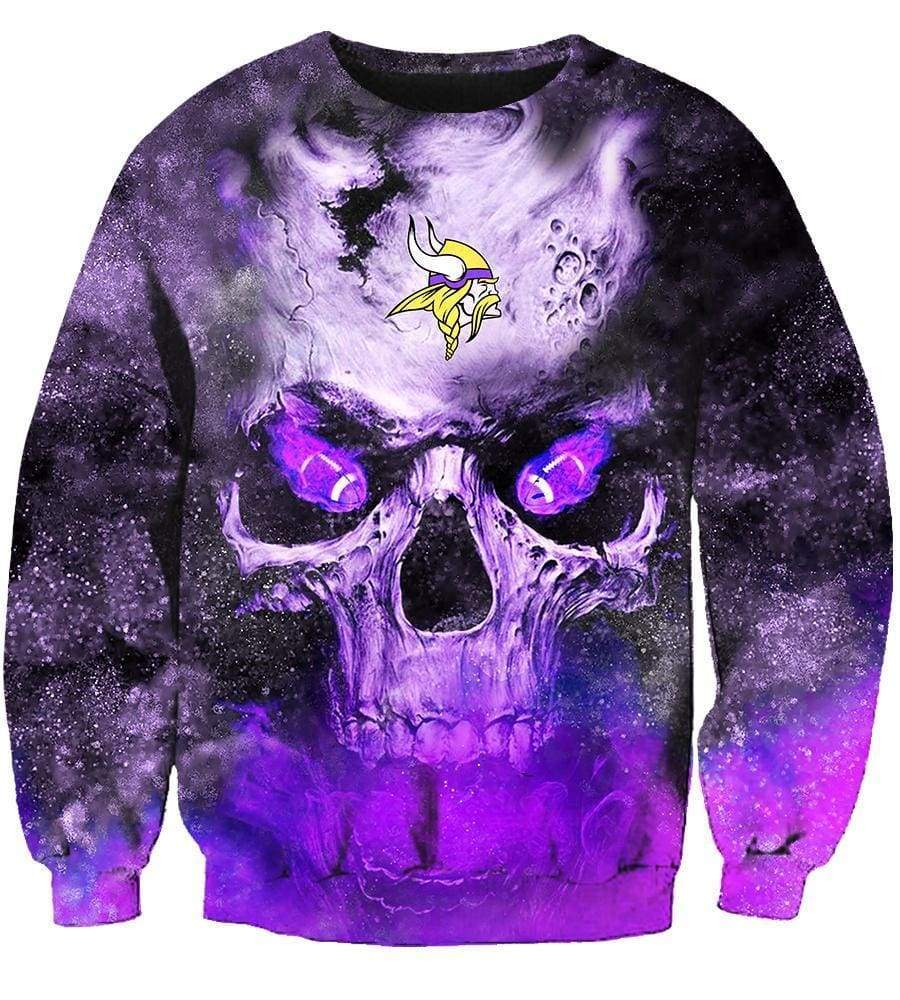 Minnesota Vikings Hoodies - Pullover Purple Hoodie