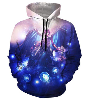 League of Legends Morgana  Hoodies - Pullover Blue Hoodie