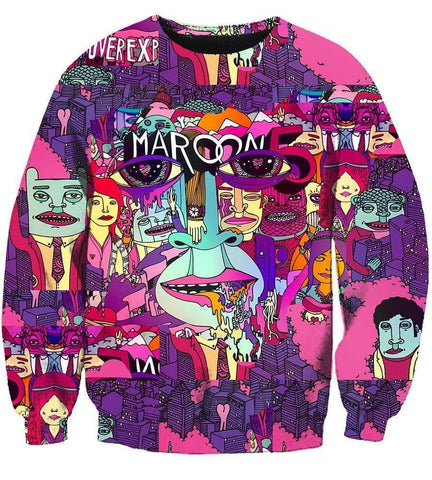 Image of Moroon Hoodies - Pullover Colorful Hoodie