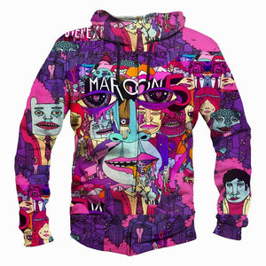 Moroon Hoodies - Pullover Colorful Hoodie