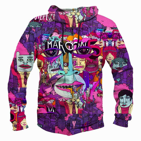 Image of Moroon Hoodies - Pullover Colorful Hoodie