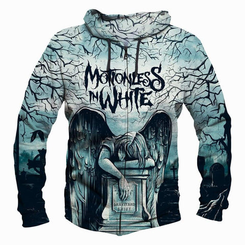 Image of Motionless In White Hoodies - Pullover Blue Hoodie