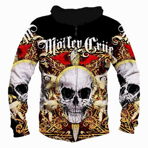 Motley Crue Hoodies - Pullover Black Hoodie