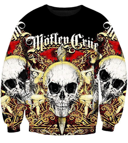 Image of Motley Crue Hoodies - Pullover Black Hoodie